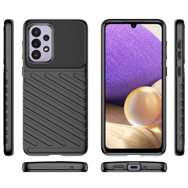 Thunder Samsung Galaxy A33 5G Etui - Svart Black