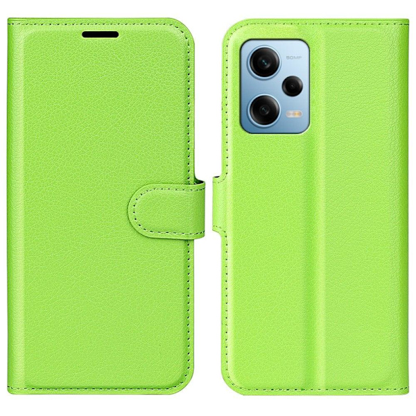 Klassisk Xiaomi Redmi Note 12 Pro Flip Etui - Grøn Green