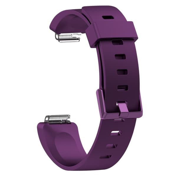 Fitbit Inspire / Inspire HR silikoneurrem - størrelse: L / mørkelilla Purple