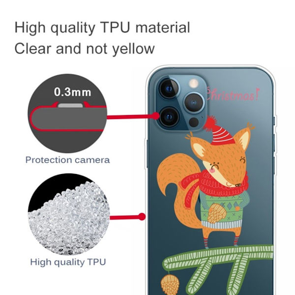 Christmas iPhone 12 Pro Max fodral - Christmas Fox Brun