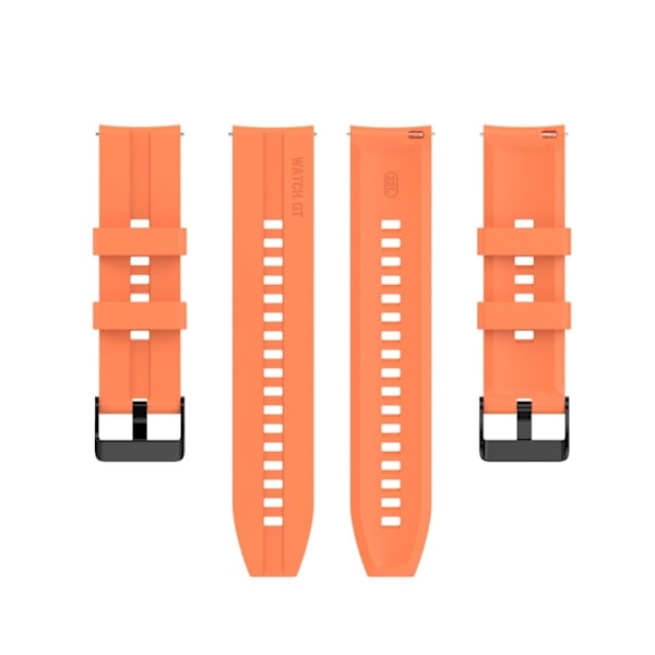 22 mm universal urrem i silikone - Orange Orange