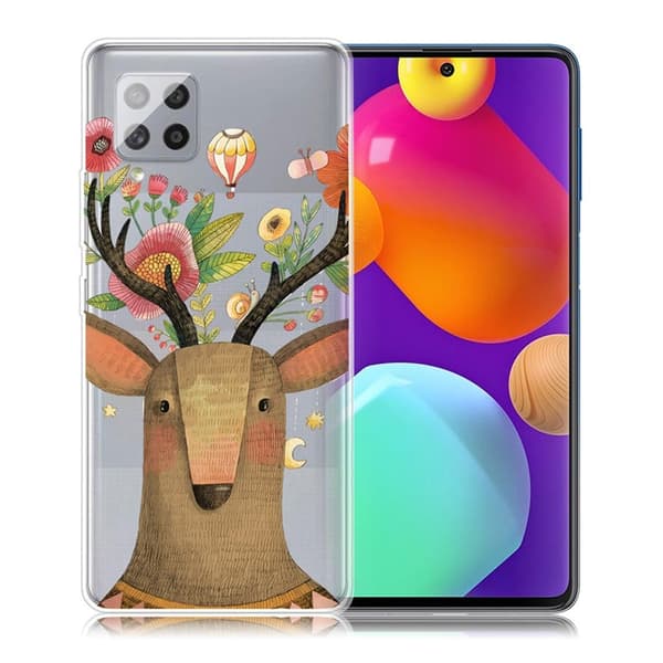 Deco Samsung Galaxy M62 / Samsung Galaxy F62 skal - Älg Brun