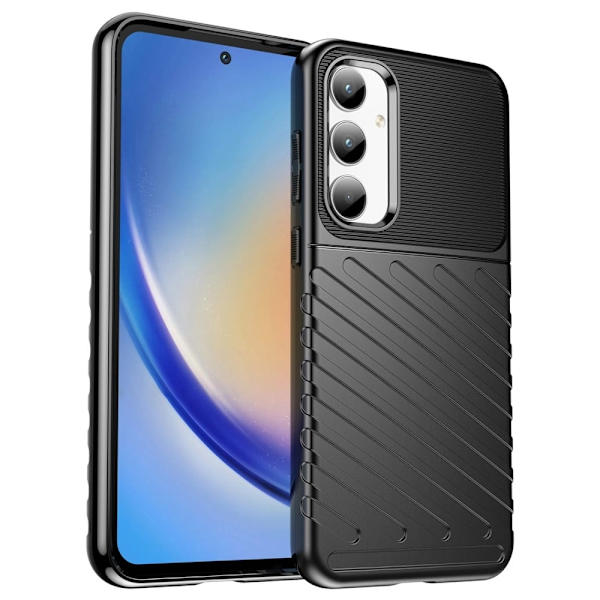 Thunder Samsung Galaxy A35 cover - Sort Black