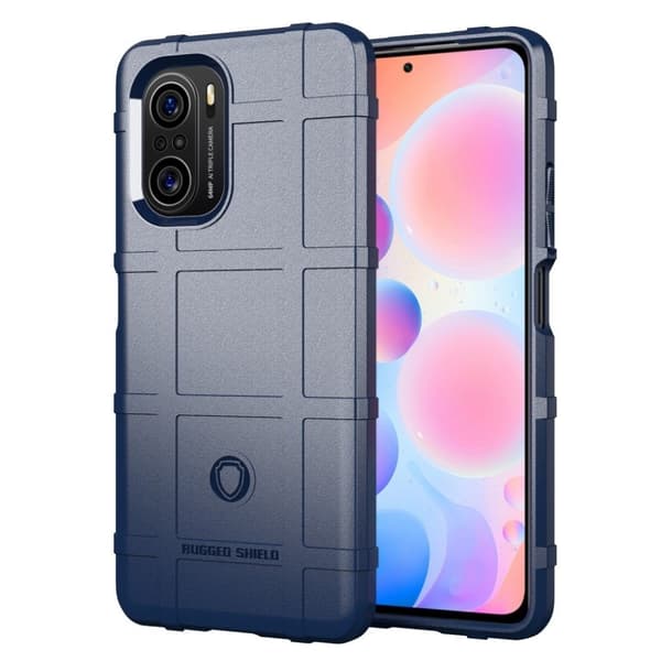 Rugged Shield Xiaomi Redmi K40 / Xiaomi Redmi K40 Pro / Xiaomi Redmi K40 Pro Plus skal - Blå Blå