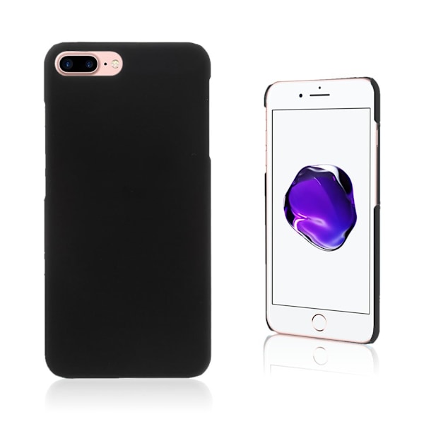 Sund iPhone 7 Plus / 8 Plus gummiert deksel - Svart Black