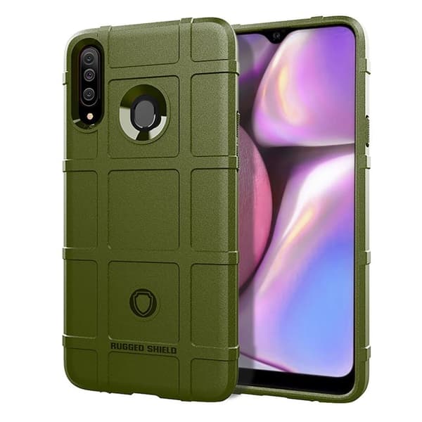 Rugged Shield  Samsung Galaxy A20s deksel - Militærgrønn Green