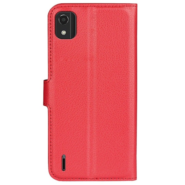 Klassisk Nokia C2 2nd Edition flip etui - Rød Red