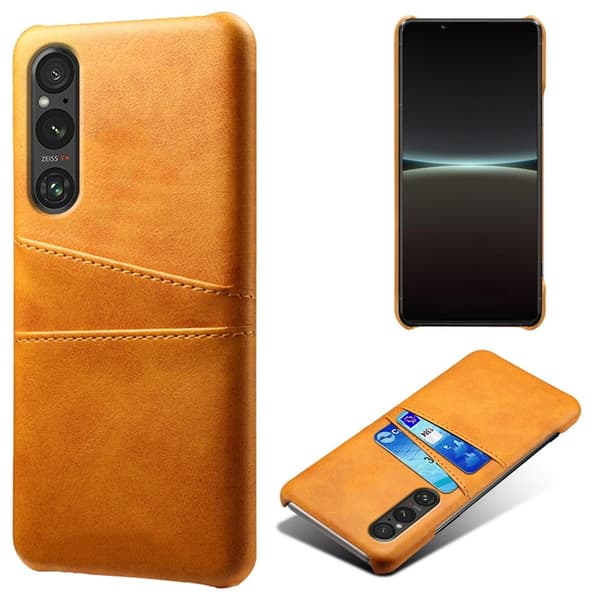 Dual Card Etui Sony Xperia 1 V - Orange Orange