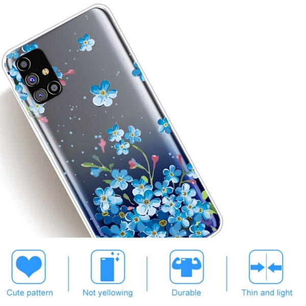 Deco Samsung Galaxy M31s cover - Blå Blue