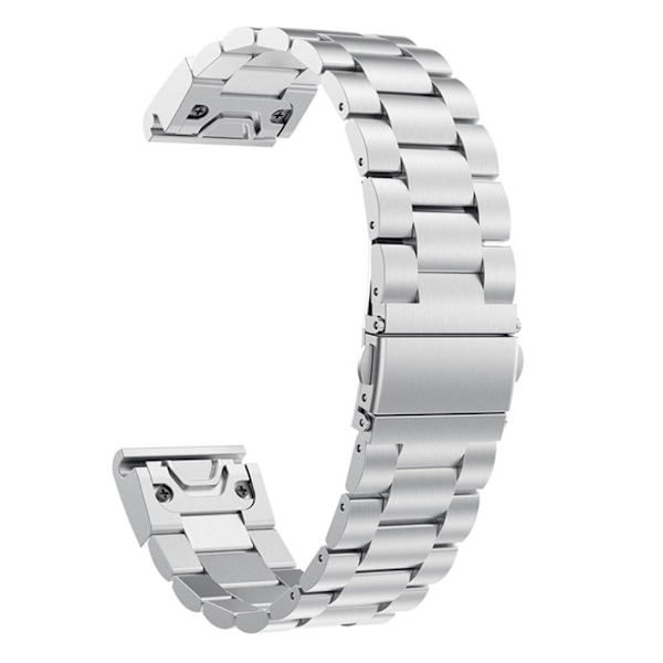 Garmin Fenix 5X ruostumaton ketjukellonauha - Hopea Silver grey