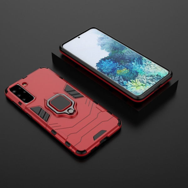 Ring Guard etui - Samsung Galaxy S21 Plus - rød Red