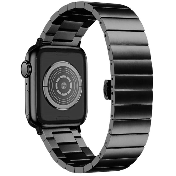 Apple Watch (41mm) ruostumattomasta teräksestä valmistettu solki - Musta Black