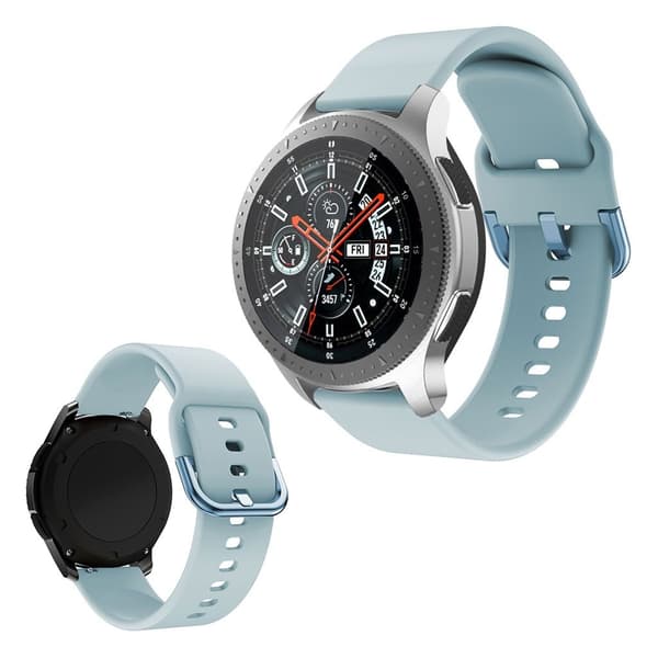 Samsung Galaxy Watch (46mm) silikone Urrem - Babyblå Blue