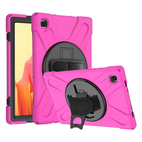 Samsung Galaxy Tab A7 10.4 (2020) 360 graders silikone combo etui - Rose Pink