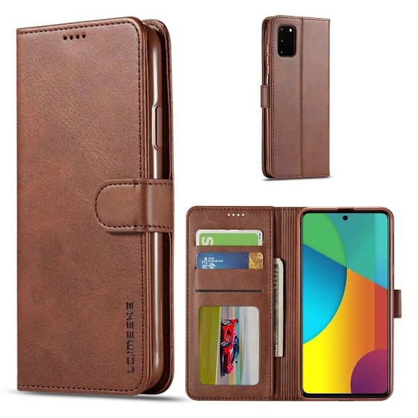 LC.IMEEKE Samsung Galaxy S10 Lite Flip kotelot - Kahvi Brown