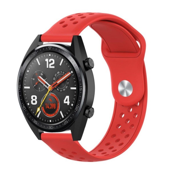 Samsung Galaxy Watch (42mm) silikoninen ranneke - Punainen Red