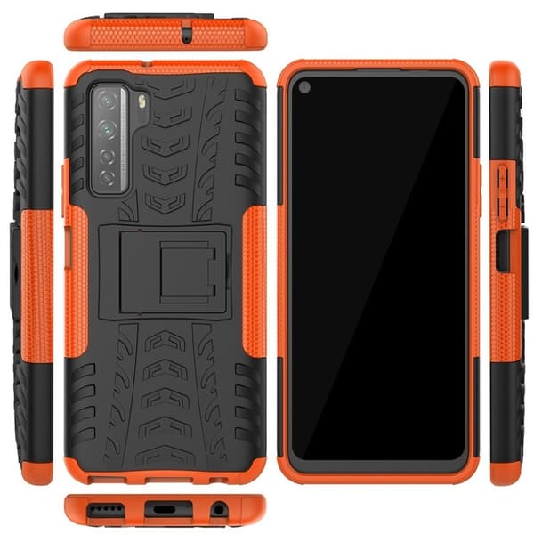 Offroad kuoret - Huawei P40 Lite 5G - Oranssi Orange