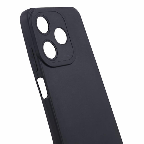 Mykt og matt deksel for Tecno Spark 10 Black