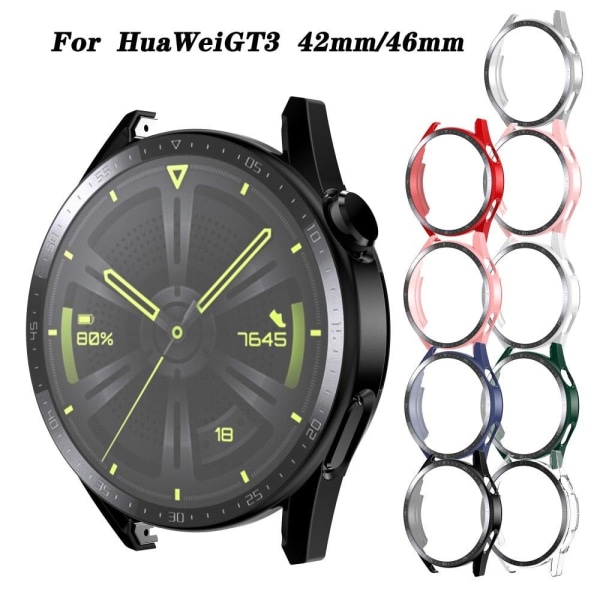 Huawei Watch GT 3 (46mm) mat cover + skive af hærdet glas - Sort Black