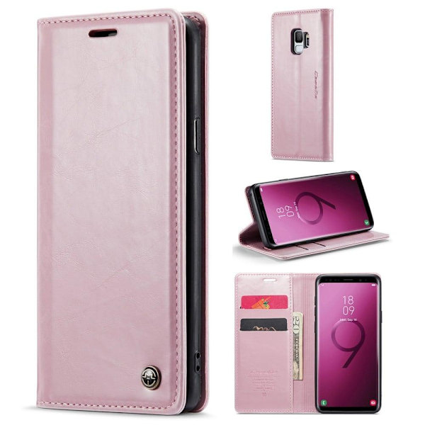 CaseMe Samsung Galaxy S9 Smooth Etui - Lyserød Pink