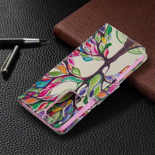 Wonderland Huawei P40 flip etui - Maleri Multicolor