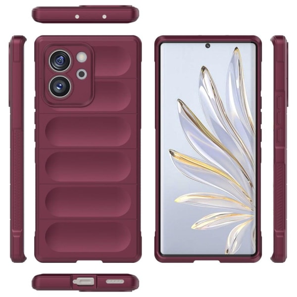 Soft gripformed cover for Honor 80 SE - Wine Red Red