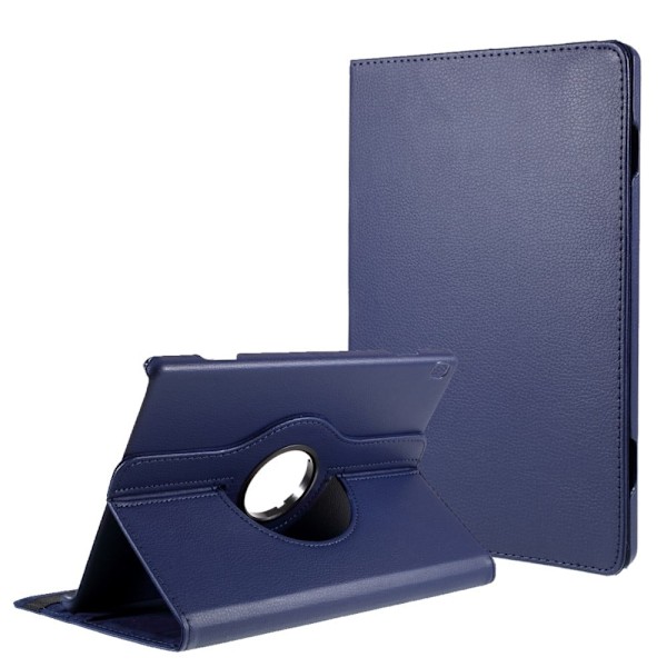Lenovo Tab M10 yksinkertainen nahkakotelo - Tummansininen Blue