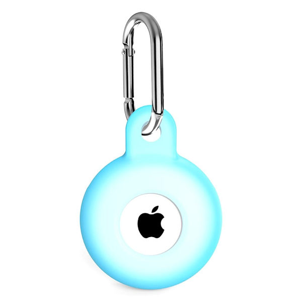 AirTags A001 silikoneetui - Flourescerende Blå Blue