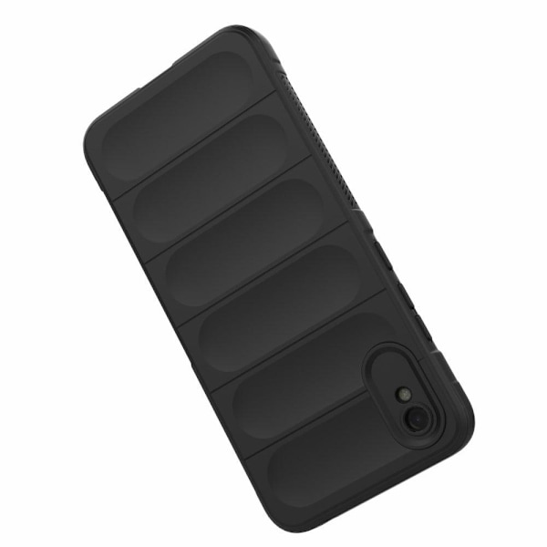 Mjukt greppformat Xiaomi Redmi 9A skal - Svart Svart