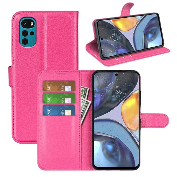 Classic Motorola Moto G22 fodral - Rosa Rosa