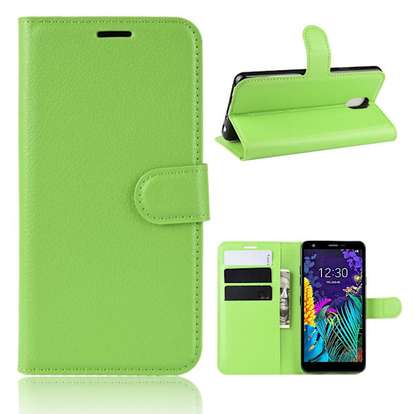 Classic LG K30 (2019) flip etui - Grønn Green