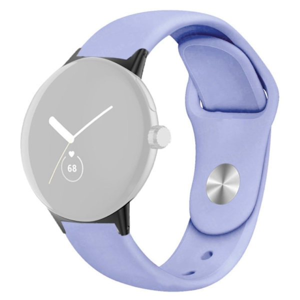 Silikonklokkerem til Google Pixel Watch - Lyselilla Purple
