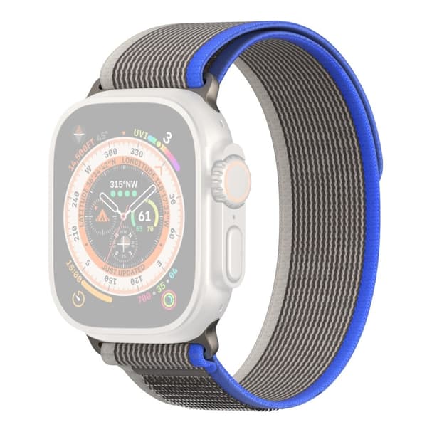 DUX DUCIS Stretchy Nylon Loop Watch Strap - Sininen + Sininen Blue