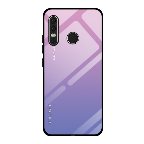Huawei P30 Lite Gradient fodral - Rosa / Blå multifärg