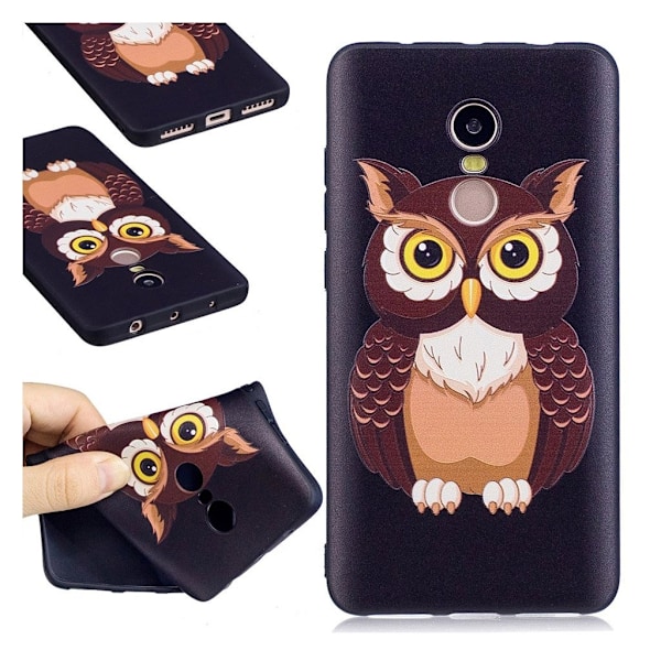 Xiaomi Redmi Note 4 Blød cover - Ugle Multicolor