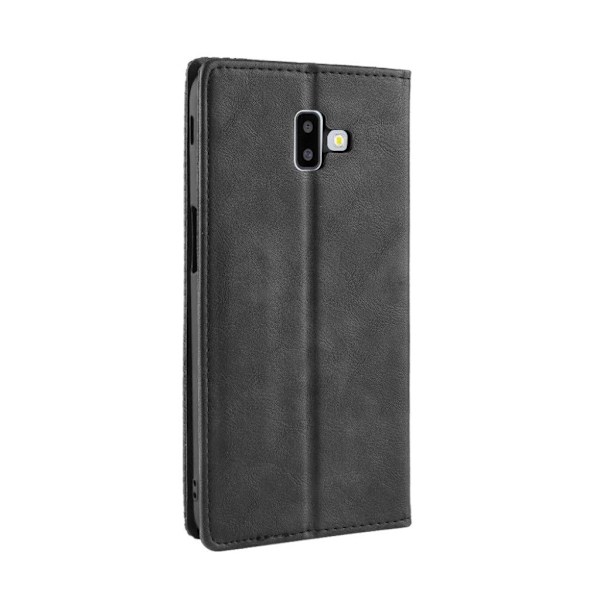Bofink Vintage Samsung Galaxy J6 Plus (2018) kotelot - Musta Black