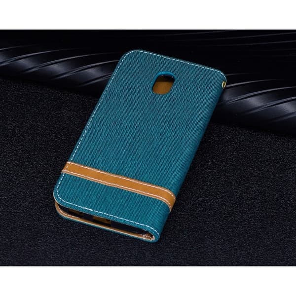 Samsung Galaxy J3 (2017) farkkukangaskotelo mangneettilukolla - vihreä Green