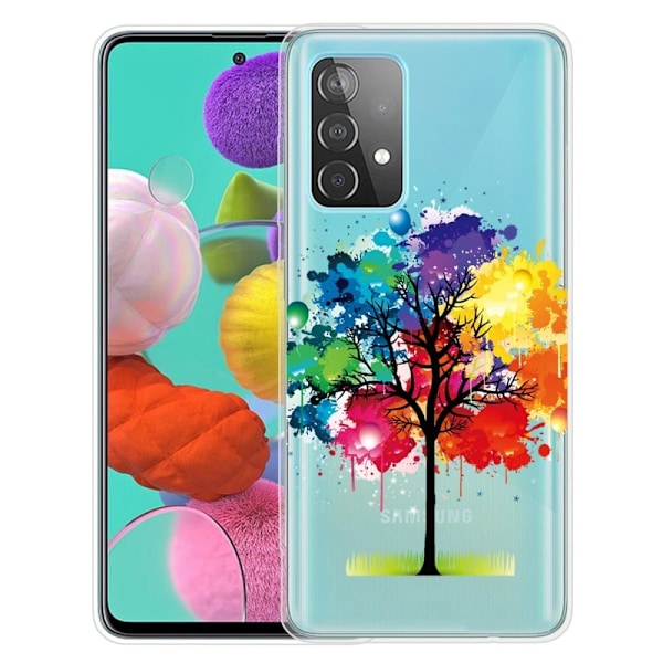 Deco Samsung Galaxy A23 kotelot - Värikäs Puu Multicolor