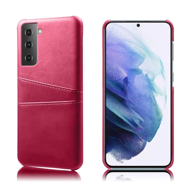 Dual Card Etui Samsung Galaxy S21 Plus - Rose Pink