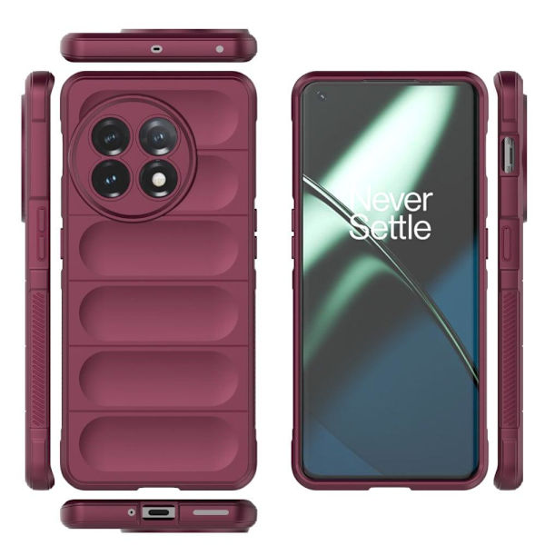 Blødt grebsformet cover til OnePlus 11 - Blå Blue