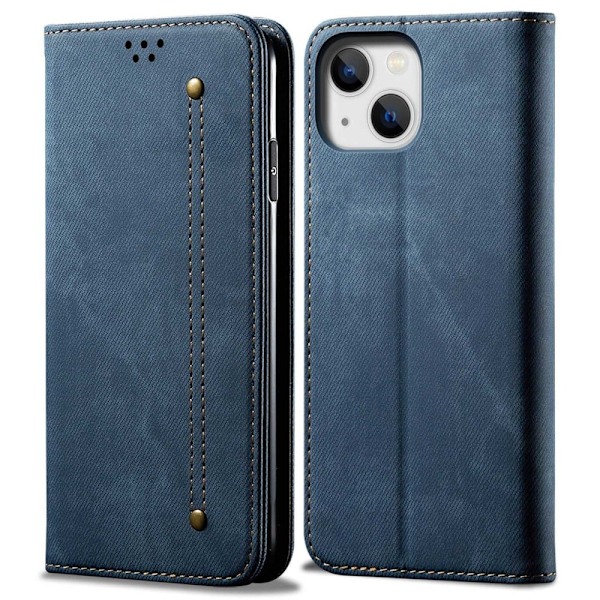 Jeans iPhone 14 fodral - Blå Blå