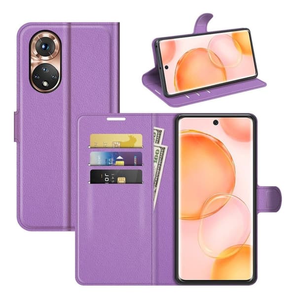 Classic Honor 50 flip etui - Lilla Purple