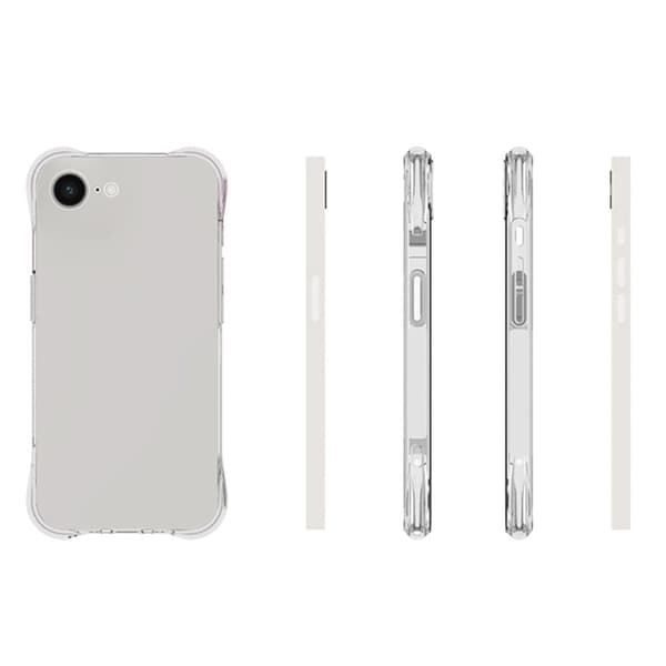 Ultratynt gjennomsiktig deksel for iPhone 16e Transparent