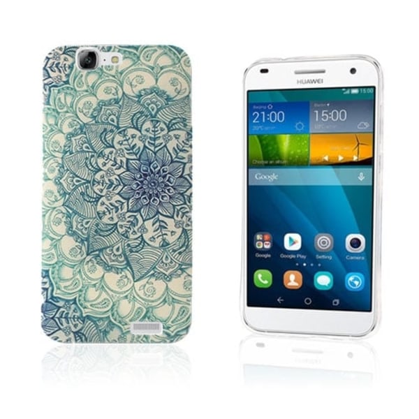 Westergaard Huawei AAscend G7 Cover - Mandala Mønster Blue