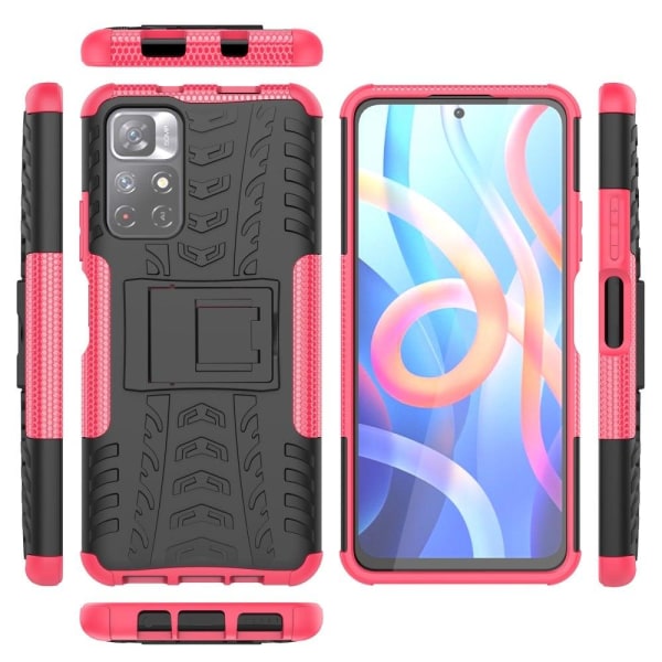 Offroad Xiaomi Redmi Note 11 / Xiaomi Poco M4 Pro 5G skal - Rosa Rosa