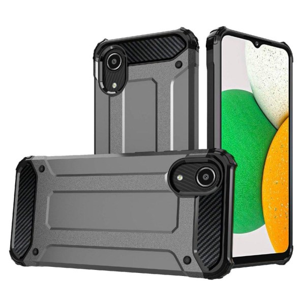 Armour Guard Suojakotelo Samsung Galaxy A03 Core - Harmaa Silver grey