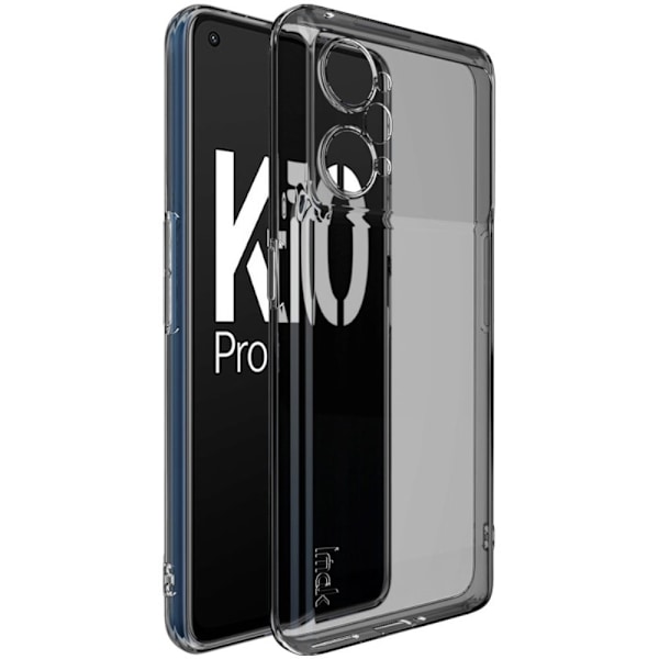 Imak UX-5-skydd för Oppo K10 Pro - Genomskinlig Svart Transparent