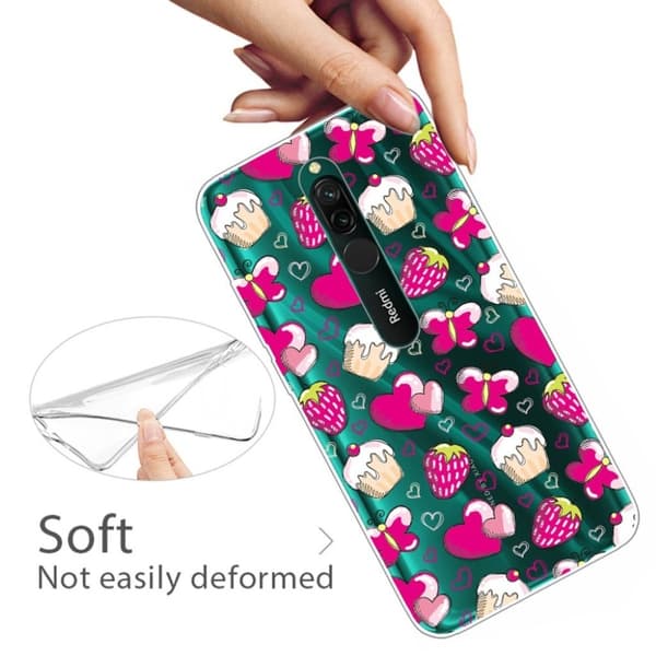 Deco Xiaomi Redmi 8 kotelot - Jäätelö Multicolor