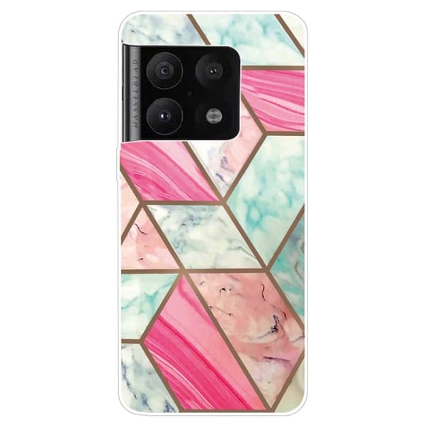 Marble OnePlus 10 Pro Suojakotelo - Värikäs Marble Tile Multicolor