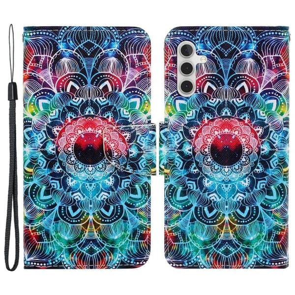 Wonderland Samsung Galaxy A55 fodral -Mandala multifärg